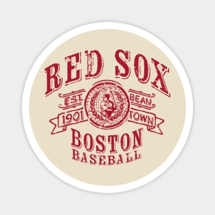 Red Sox Vintage Baseball Magnet